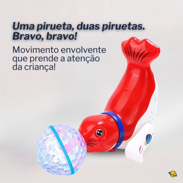 Brinquedo Leão Marinho Equilibrista Brincarzi