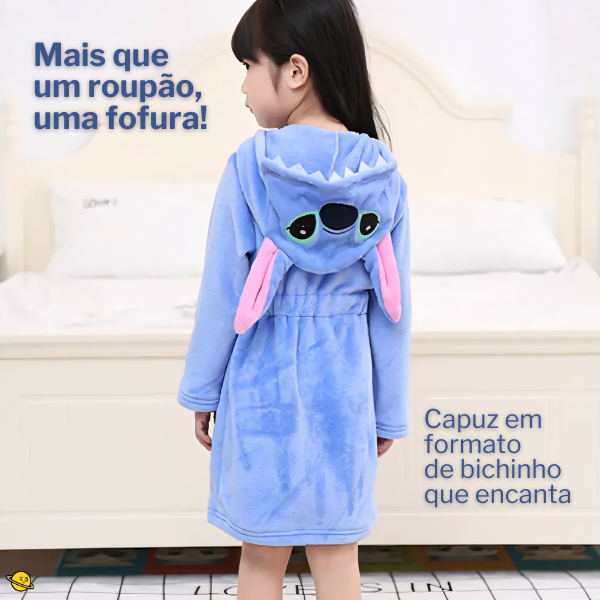 Roupão de Banho com Capuz Sweethome Brincarzi