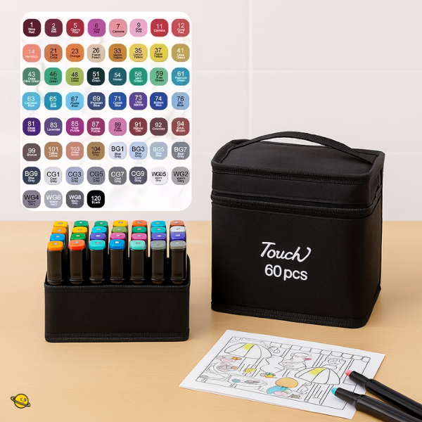 Kit de Canetinhas Para Desenhos Brincarzi