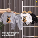 Traje Conjunto de Inverno Algodão Bear (Suéter e Calça) Brincarzi