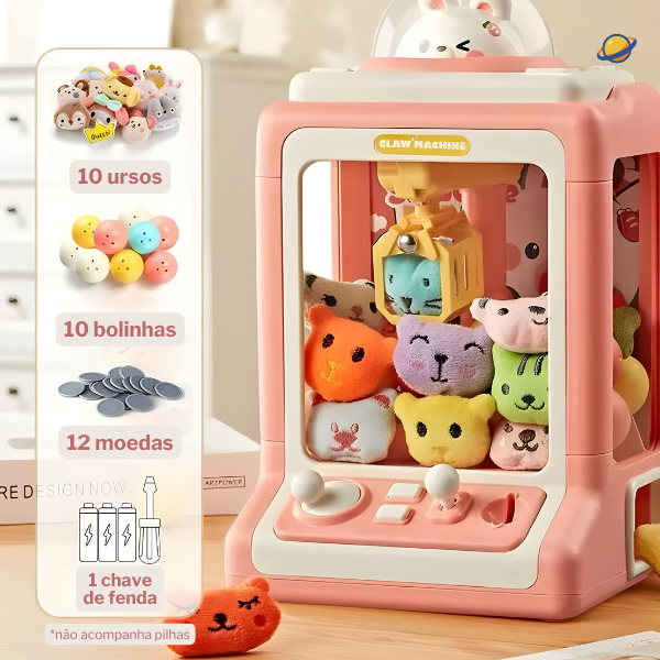 Máquina de Pelúcia Brinquedo Brincarzi