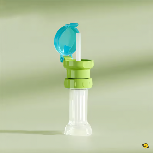 Adaptador de Garrafa com Canudo Antiderramamento Brincarzi