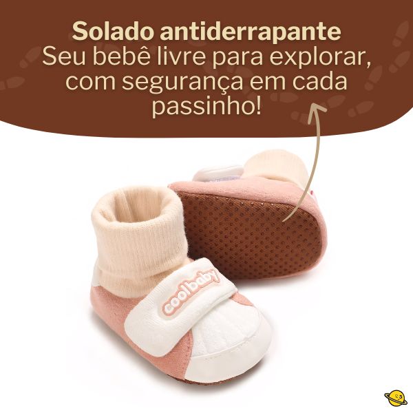 Sapato Fashion com Meia Alta Brincarzi