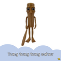 Bonecos Meme 3D Tung Sahur, Tralalero Tralala e Bombardino Crocodile