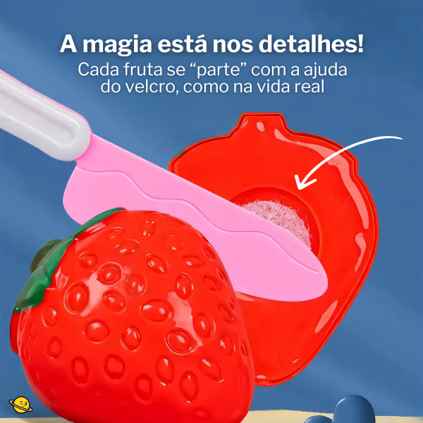 Brinquedo Cesta de Frutas Montessori Brincarzi