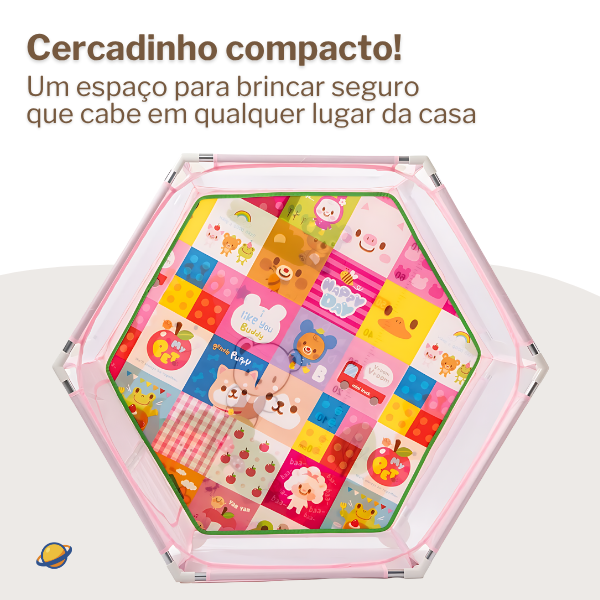 Cercadinho Infantil SafeJoy Brincarzi
