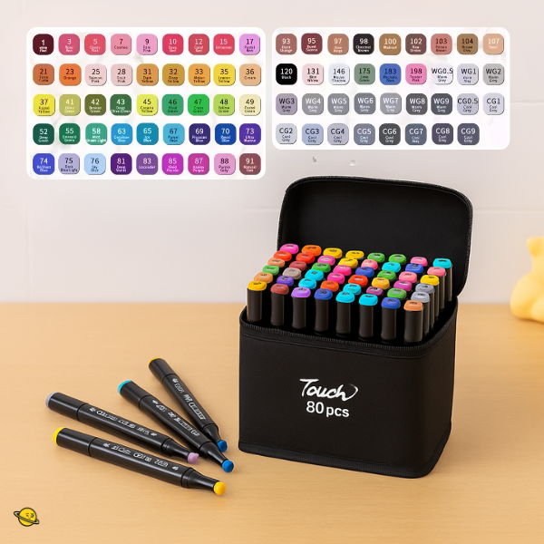 Kit de Canetinhas Para Desenhos Brincarzi