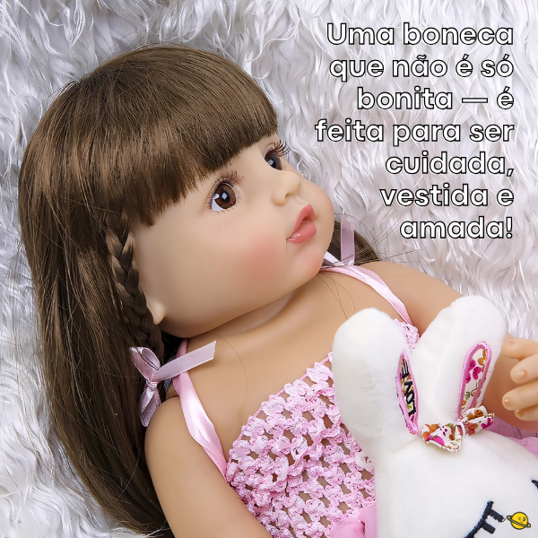 Boneca Aninha Bebê Reborn - Brincarzi