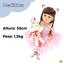 Boneca Aninha Bebê Reborn - Brincarzi