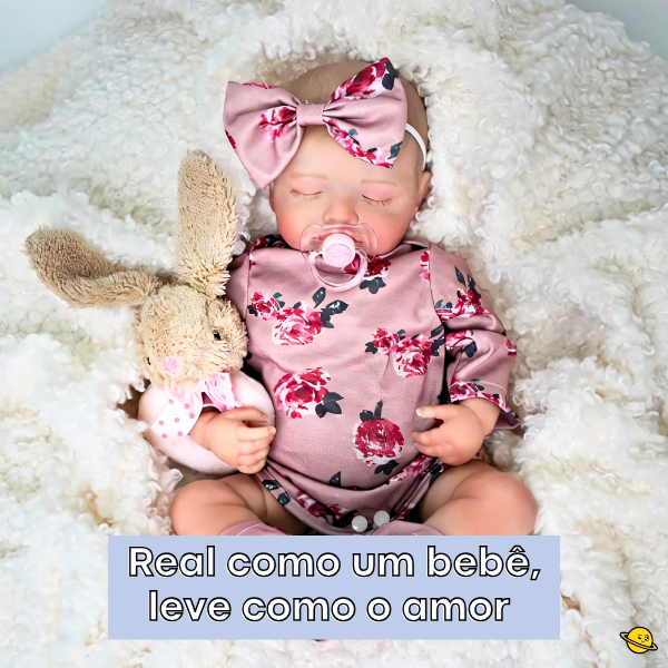 Boneca Larinha Bebê Reborn Recém Nascido Brincarzi