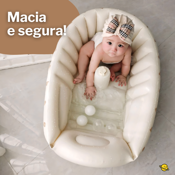 Banheira Inflável Dobrável Infantil Brincarzi