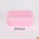 Conjunto 4 Potes Marmitas de Silicone Dobrável