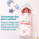 Manta e Cobertor Sunshine (2 em 1) com Capuz de Inverno Brincarzi