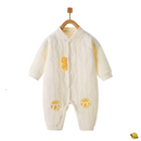 Macacão Cotton em Malha Suave de Botão Brincarzi