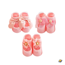 Kit 3 Pares Meia Princess Girls Brincarzi