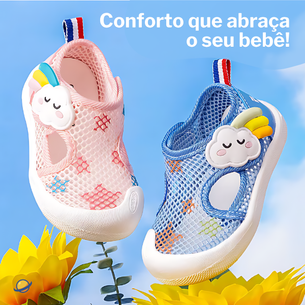 Sandália Arco Iris Respirável Brincarzi