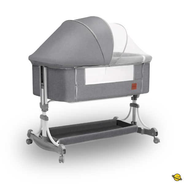 Berço Portátil Brincarzi Sleep (Balanço, Mosquiteiro e Abertura Lateral)