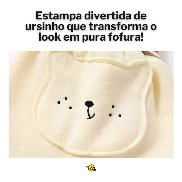 Calça de Moletom Grossa Bear Brincarzi