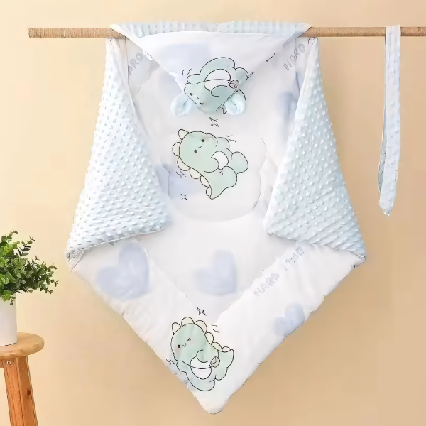 Manta e Cobertor Sunshine (2 em 1) com Capuz de Inverno Brincarzi