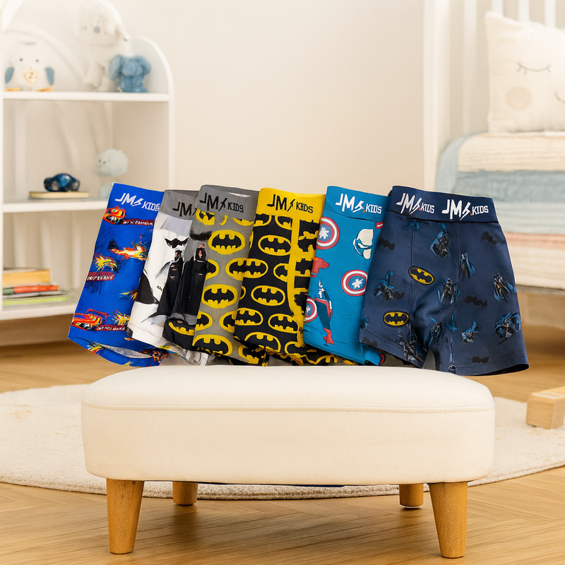 Kit 10 Cuecas Box SuperKids Brincarzi