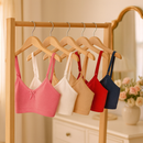 Kit com 5 Sutiãs Juvenis Infantis em Cotton Algodão Brincarzi