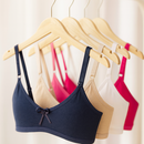 Kit com 5 Sutiãs Juvenis Infantis em Cotton Algodão Brincarzi