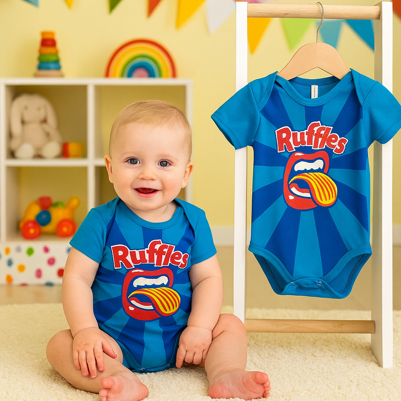 Body Temático Salgadinhos Divertidos Brincarzi