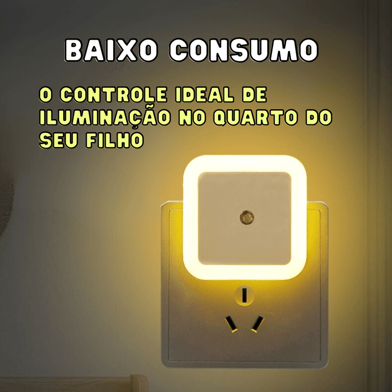 Luminária de Led Noturna - Sensor de Iluminação
