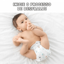 Fralda Reutilizável Impermeável Ecológica + Absorvente
