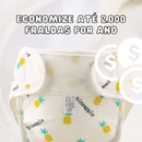 Fralda Reutilizável Impermeável Ecológica + Absorvente