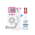 Monitor Fetal Doppler + Gel Condutor - Brincarzi