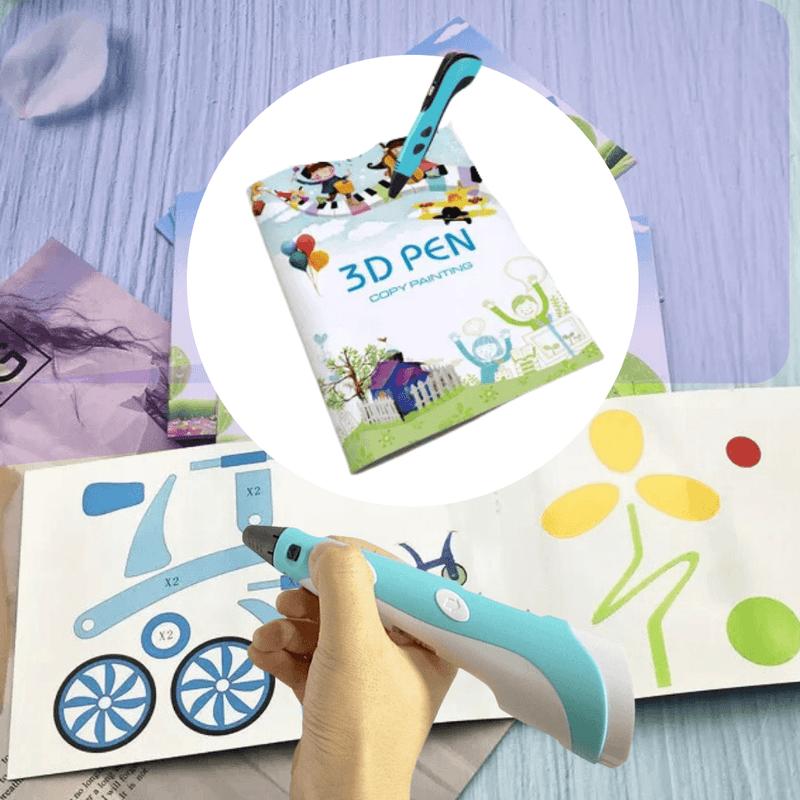 Caderno de Desenhos para Caneta 3D