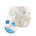 Fralda Reutilizável Impermeável Ecológica + Absorventes