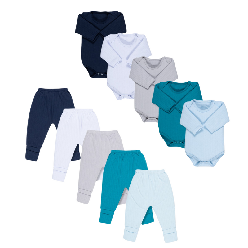 Kit 5 Peças Body Grossinho Premium 100% Algodão Brincarzi