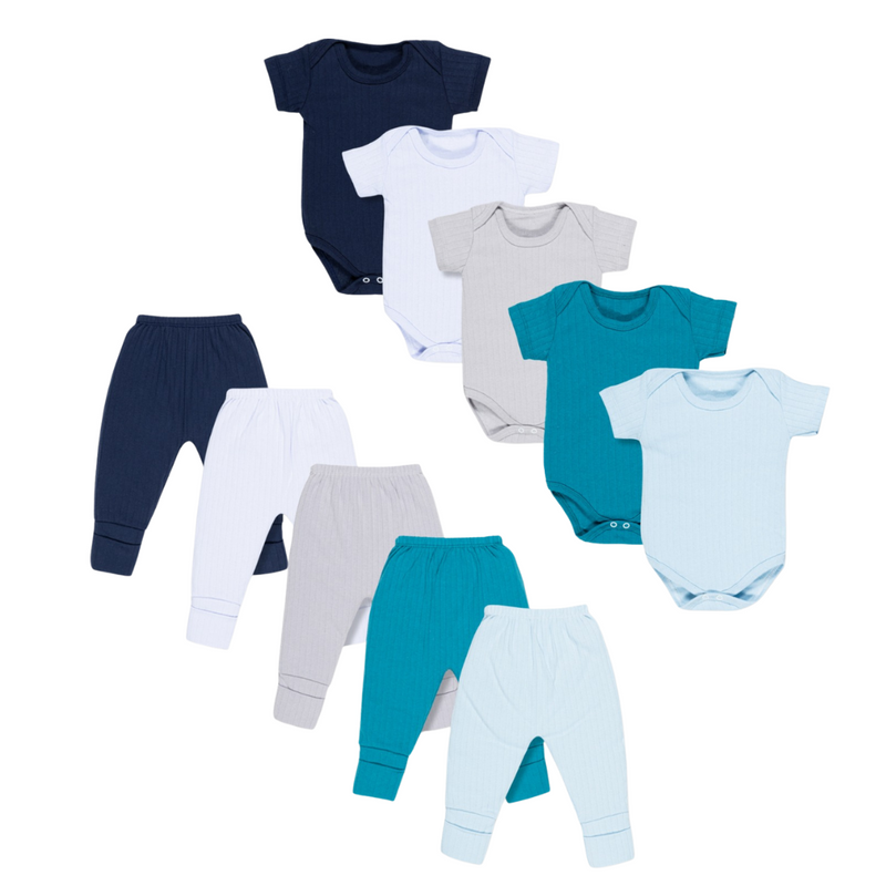 Kit 5 Peças Body Grossinho Premium 100% Algodão Brincarzi