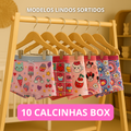 Kit 10 Cuecas Box SuperKids Brincarzi
