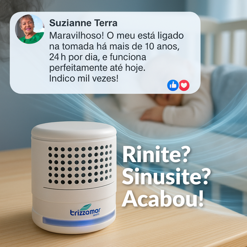 Purificador Ionizador Ozonizador De Ar Brizzamar Bivolt