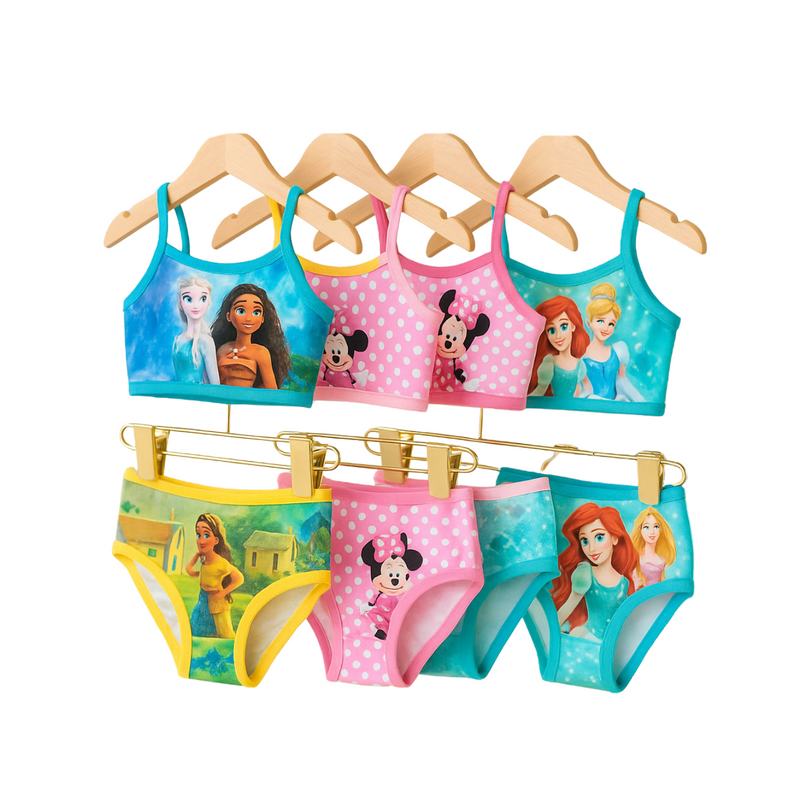 5 Conjuntos de Calcinha e Top (10 peças) Brincarzi