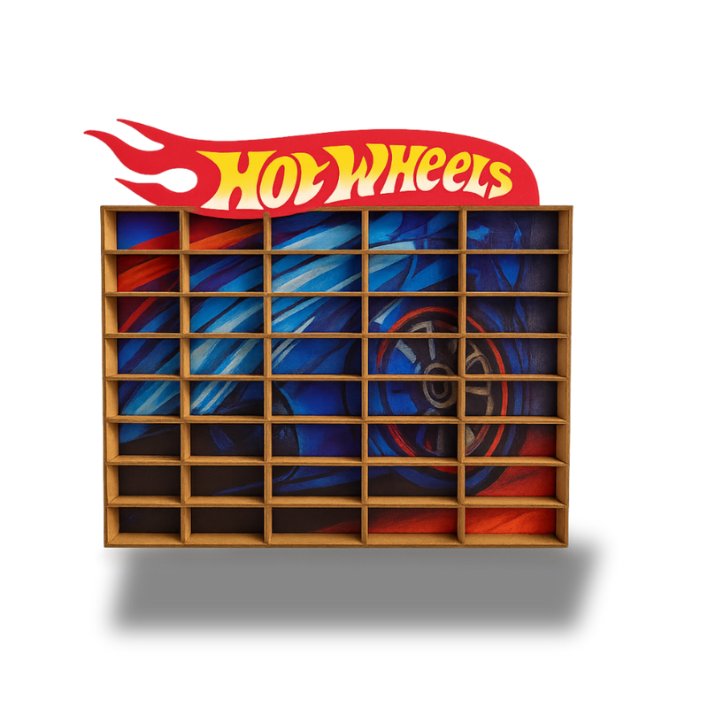 Prateleira Organizadora Carrinhos HotWheels Brincarzi