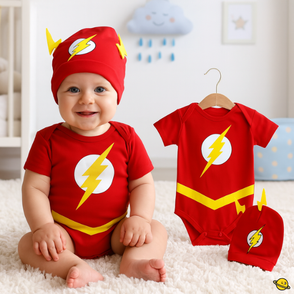 Body Fantasia Temáticos Personagens Brincarzi – Kit 2 Peças