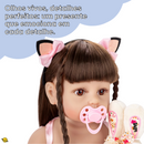 Boneca Aninha Bebê Reborn - Brincarzi