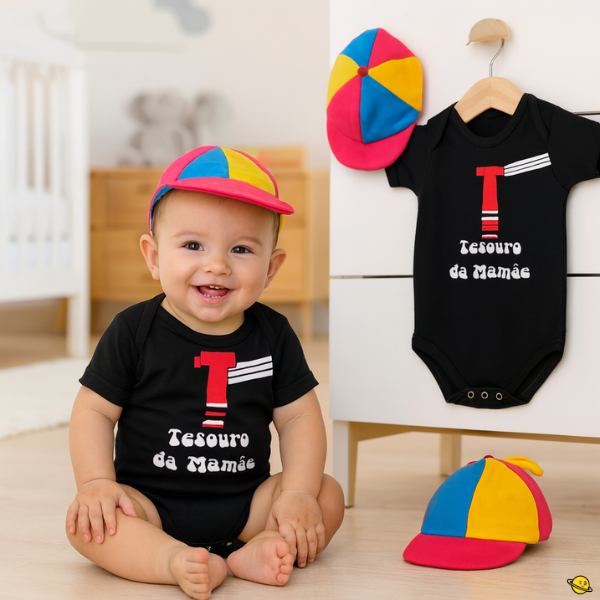 Body Fantasia Temáticos Personagens Brincarzi – Kit 2 Peças