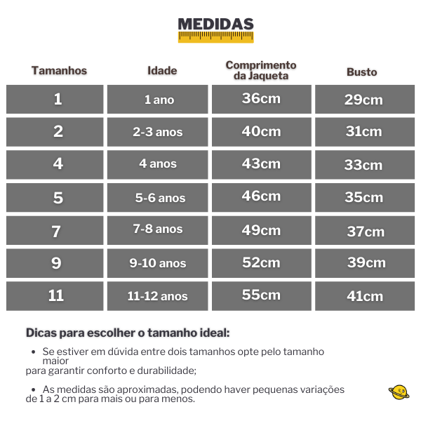 Jaqueta Infantil Estilo Colegial Brincarzi