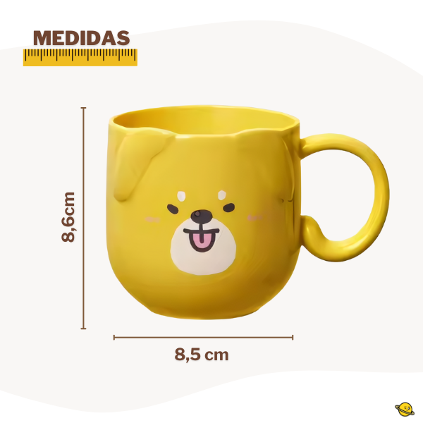 Caneca Porta Escovas Zoo