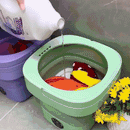 Mini Máquina de Lavar Roupa Dobrável