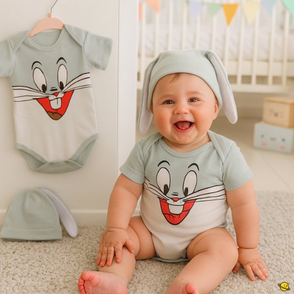 Body Fantasia Temáticos Personagens Brincarzi – Kit 2 Peças