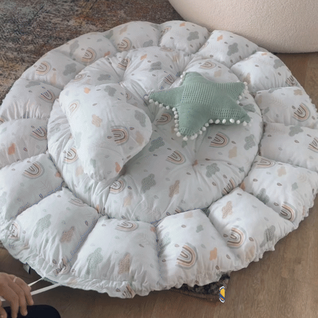 Ninho Aconchego Regulável de Algodão + Almofada Brincarzi