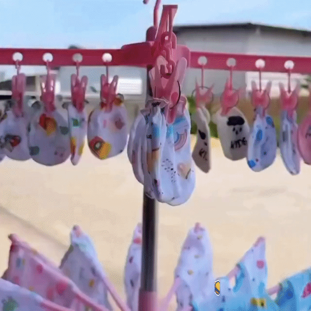 Varal de Roupas Dobrável Portátil Brincarzi