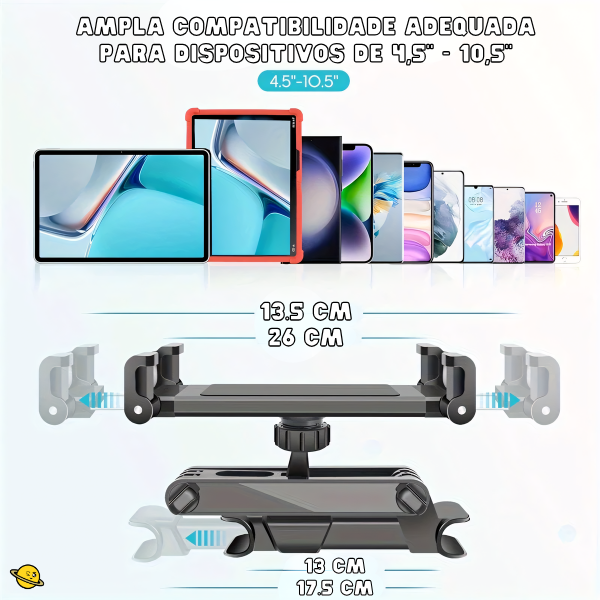 Suporte de Celular e Tablet para Banco Carro
