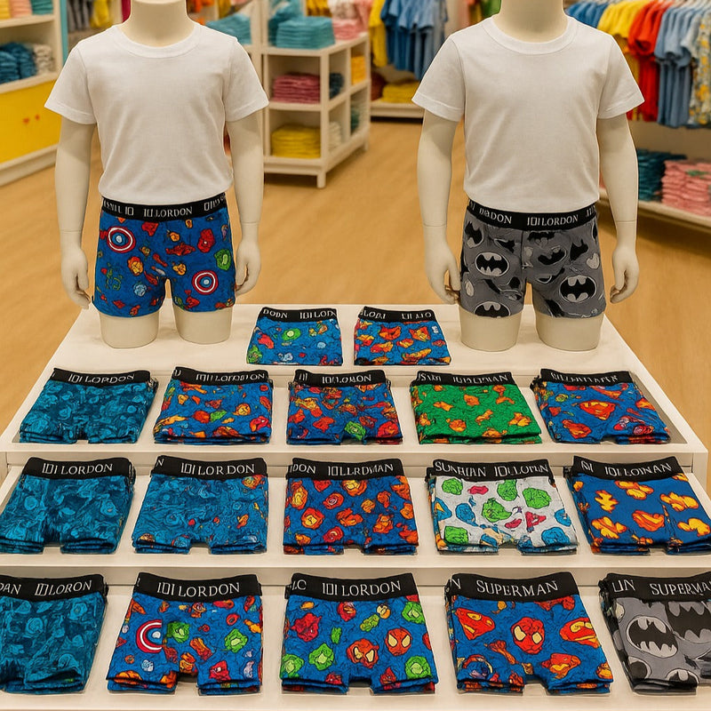 Kit 10 Cuecas Box SuperKids Brincarzi